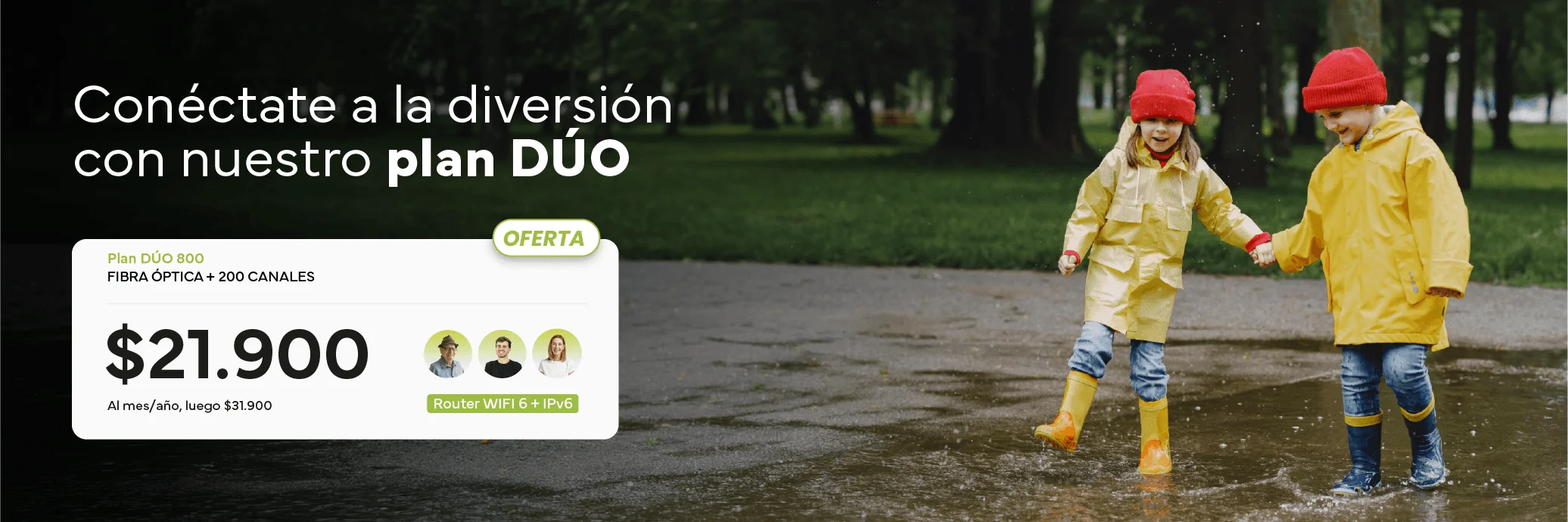 El mejor plan fibra 800 para este mes de agosto con Bitred.